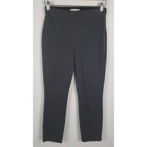 Everlane Women's Sz. 0 The Side-Zip Stretch Cotton Pant in Grey